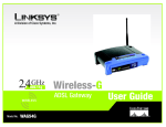 Cisco LINKSYS WAG54GS (EU) User guide