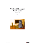 Ambit Wireless USB Adapter User`s guide