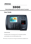 ZK S900 User guide