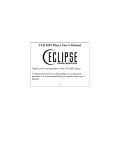 Eclipse CLD User`s manual