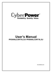 CyberPower PR6000LCDRTXL5U User`s manual