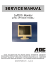AOC LM520i Service manual