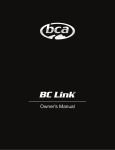 bca BC Link Owner`s manual