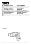 Makita BHR240 Instruction manual