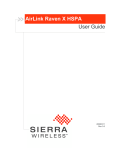 Sierra Wireless Airlink Raven XE HSPA User guide