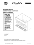 Cornelius ED 300 BN Installation manual