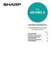 Sharp AR-NB2 Setup guide