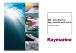 Raymarine SR6 Installation manual