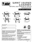 Weber Summit 675 NG Owner`s manual