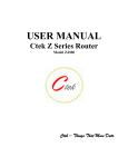 CTEK Z4300 User manual
