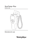 Welch Allyn SureTemp Plus REF 692 Specifications