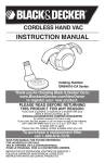 Black & Decker ORB4810-CA Series Instruction manual
