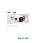 Basler Vision Technologies BIP-1000c User`s manual