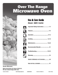 Maytag AMV1162AA Use & care guide