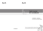 AlpicAir Split Inverter Owner`s manual
