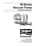 SeaLand Vacuum Pump Owner`s manual