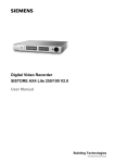Siemens SISTORE AX4 Lite 250/100 V2.0 User manual
