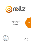 Rollz Motion User manual