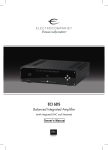 ELECTROCOMPANIET ECI 6D Owner`s manual