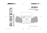 Roberts SC9911 Specifications