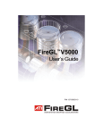 ATI Technologies FireGL V5000 User`s guide