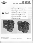 Briggs & Stratton 113400 Specifications