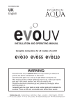 Evolution EVO30 Instruction manual
