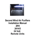 Second Wind 9000 Installation manual