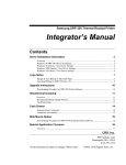 Samsung SP-350 Specifications