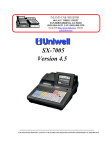 Inland Cash Register Uniwell DocVer 4.5