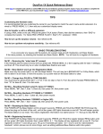 DuraFon 1X Quick Reference Sheet TIPS