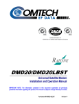 Radyne DMD20LBST Specifications