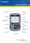 Blackberry 8700C WIRELESS HANDHELD - GETTING STARTED GUIDE FROM CINGULAR User guide