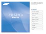 Samsung ES81 User manual