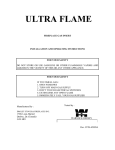 Drolet 7000 MVRLC Operating instructions