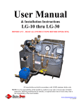 ElectroSteam LG-30 series User manual