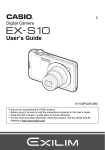 Casio EX-S10RD - EXILIM CARD Digital Camera User`s guide