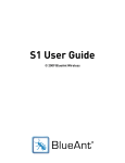 Blueant S1 User guide