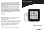 AcuRite 02037W Instruction manual