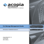 Acopia Networks 810-0044-00 Installation manual