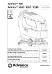 Advance acoustic Adfinity X24D Technical data