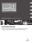 Behringer EUROPOWER PMP560M Specifications