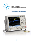 Agilent Technologies InfiniiVision 6000 Series Product data