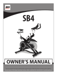 BH FITNESS SB4 - Owner`s manual