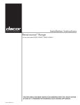 Dacor ER36D-C Specifications