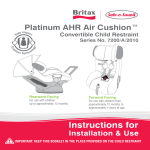 Britax AHR Air Cushion 7200 A 2010 Instruction manual