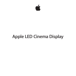 Apple Cinema Display Specifications