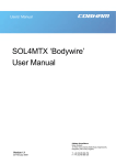 COBHAM SOL4MTX User manual