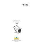 Chauvet TFX-125BL User manual