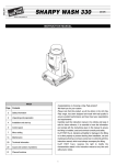Clay Paky SHARPY WASH 330 Instruction manual